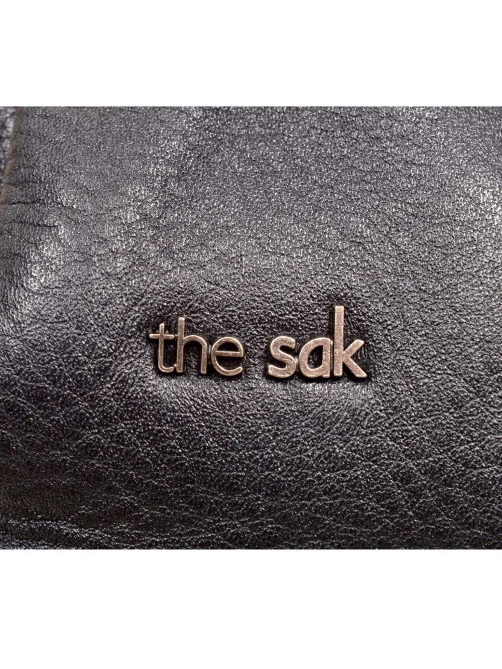 The Sak Sequoia Pebbled Leather Small Hobo Black